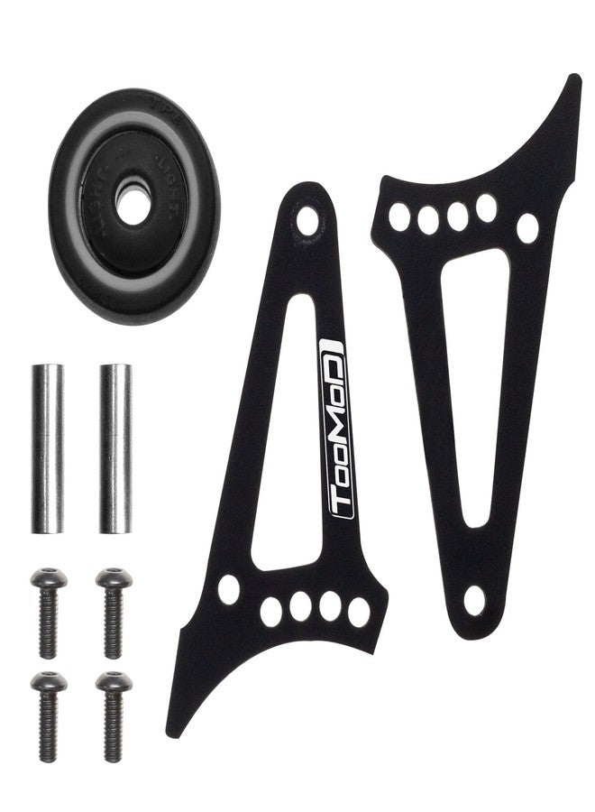 TOOMOD CW-01 Adjustable Aluminim Head Up Wheelie Bar Kit for Tamiya Lunch Box Midnight Pumpkin Grasshopper Hornet RC Off-Road Car Upgrade Parts - Image 2